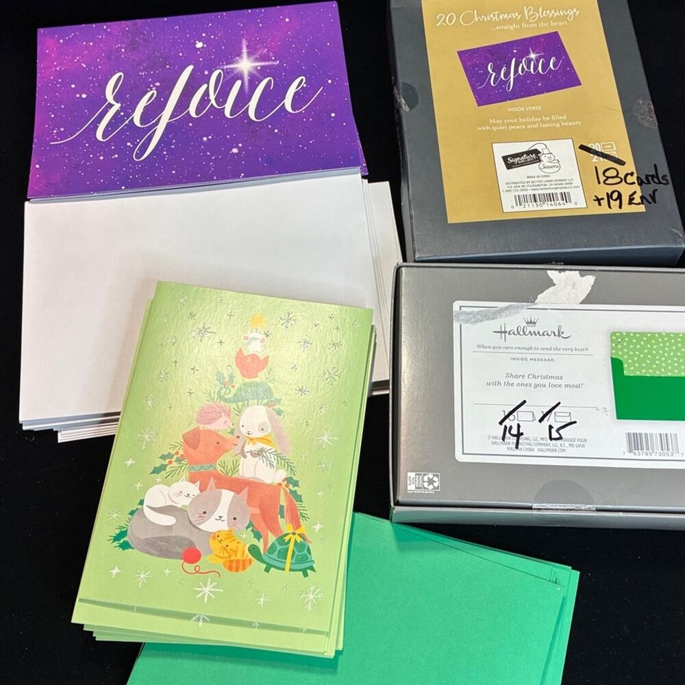 Christmas Cards bundle of 50 Hallmark and Others